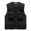 MJ172 Black Color  - سترة  مصورين لون أسود