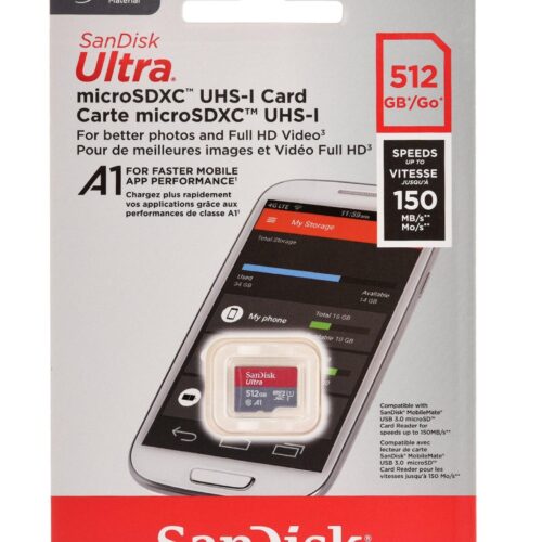 MICROSD120 MBPS/S سانديسك512جيجا