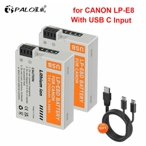 Palo Battery for Canon LP-E8