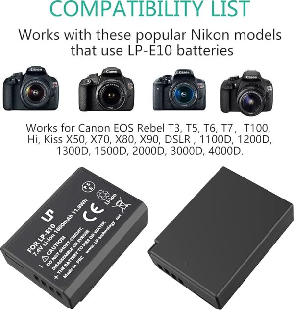 بطارية كانون LP-E10