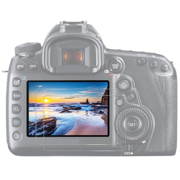 JJC LCD Screen Protector for CANON EOS 90D/70D/80Dحماية كاميرا