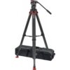 0395_2nd.jpg Sachtler System FSB 4 Fluid Head with Sideload Plate, Flowtech 75 Carbon Fiber Tripod with Mid-Level Spreader and Rubber Feet