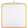 159015.jpg Matthews Solid Frame Scrim White Artificial Silk 48x48"