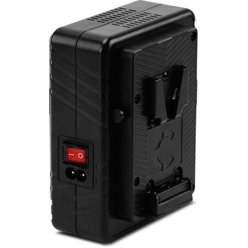 RED COMPACT DUAL V-LOCK CHARGER