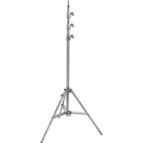 Avenger Baby Steel Stand 45 with Leveling Leg (Chrome-plated, 14.7')