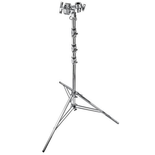 a3065cs_2nd.jpg Avenger Overhead Steel Stand 65 with 2 Leveling Legs (Chrome-plated, 21')