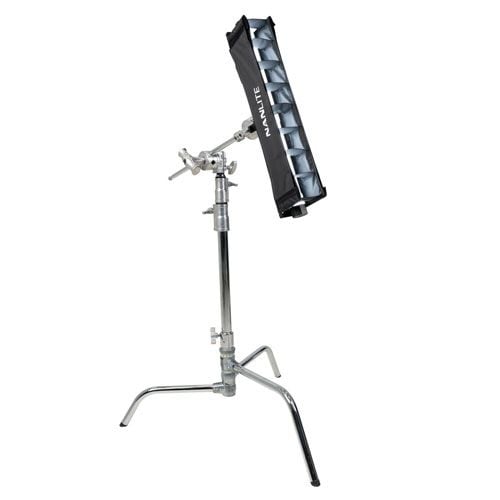 Nanlite Barndoor with eggcrate for Pavotube II 15X