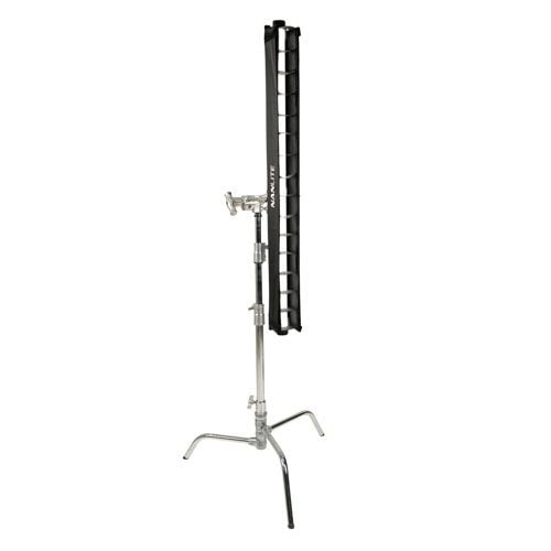 bd-ptii30x-ec_d.jpg Nanlite Barndoor with eggcrate for Pavotube II 30X