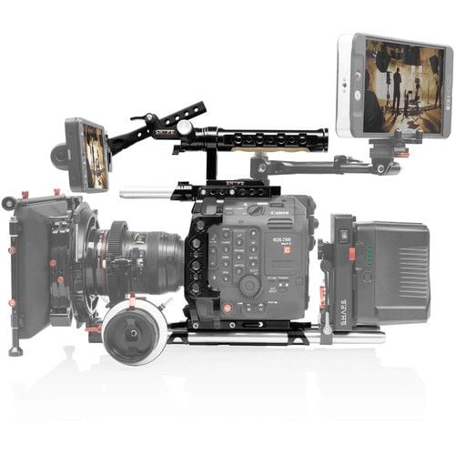 c52evfc_d.jpg Shape Canon C500 Mark II, C300 Mark III cage and Handle with EVF mount