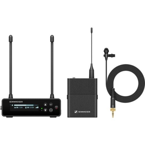 ew-dp_me2_set.jpg Sennheiser Portable Digital UHF Wireless Microphone System with ME 2 Omnidirectional Lavalier Mic