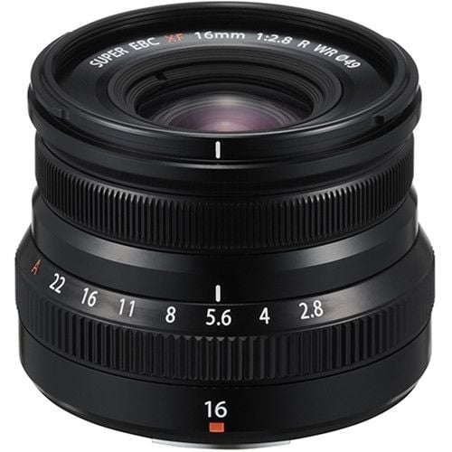 f_xf16f2.8b.jpg FUJIFILM XF 16mm f/2.8 R WR Lens (Black)