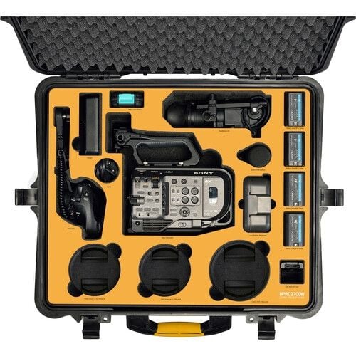HPRC Wheeled Hard Case for Sony FX9 Camera and Accessories