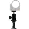 Nanlite Pavotube Transparent Clip and Mini Ball Head with Hot Shoe Adapter and 1/4''-2
