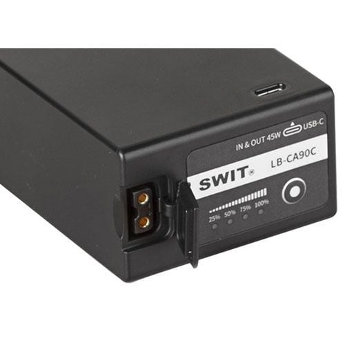lb-ca90c_b.jpg SWIT 90Wh Canon BP-A Battery with D-tap and USB-C
