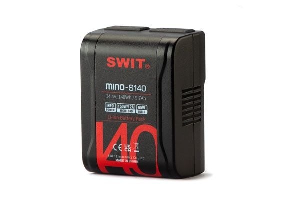 mino-s140.jpg SWIT MINO 140Wh Pocket V-mount Battery Pack