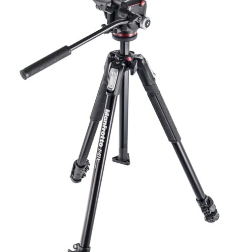 Manfrotto 190X aluminium 3-Section Tripod with XPRO Fluid Head (MK190X3-2W)