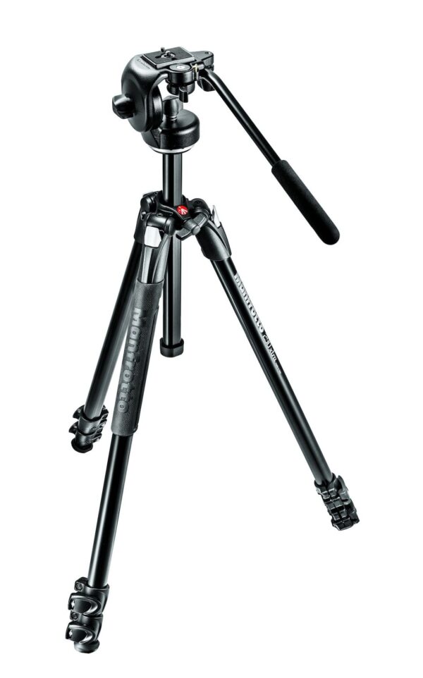 mk290xta3-2w_2nd.jpg Manfrotto 290 Xtra Alu 3-Section Tripod Kit with 128RC Fluid Head (MK290XTA3-2W)