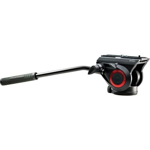 Manfrotto Lightweight tripod with fluid video head and aluminium legs (MVH500AH,755XBK)