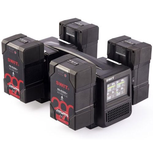 SWIT 4x6A Super Fast V-mount Charger