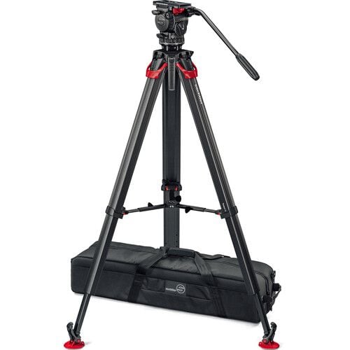 Sachtler aktiv8T flowtech75 MS Tripod System - Touch&Go and mid-level spreader