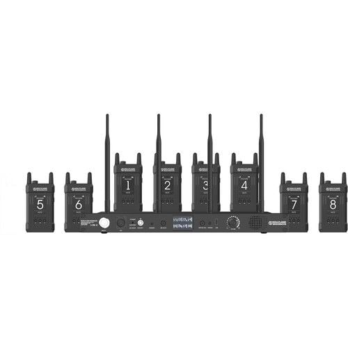 syscom_1000t-8b_c.jpg Hollyland Syscom 1000T-8B Full-Duplex Intercom System with Eight Beltpacks and Headsets