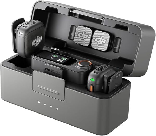 ماي2 DJI Mic 3 (2 TX + 1 RX + Charging Case)