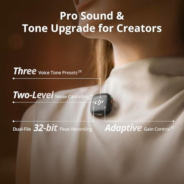 مايك 3 DJI Mic 3 (2 TX + 1 RX + Charging Case)
