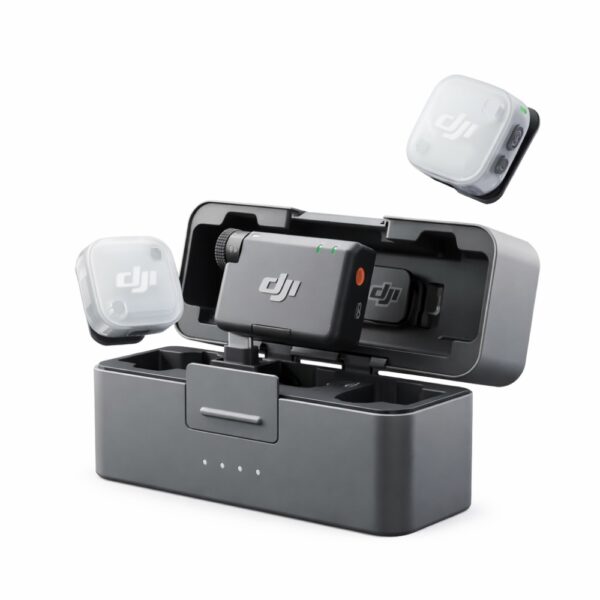 مايك الاصدار الثاني 6 DJI Mic Mini 2 (2 TX + 1 RX + Charging Case)